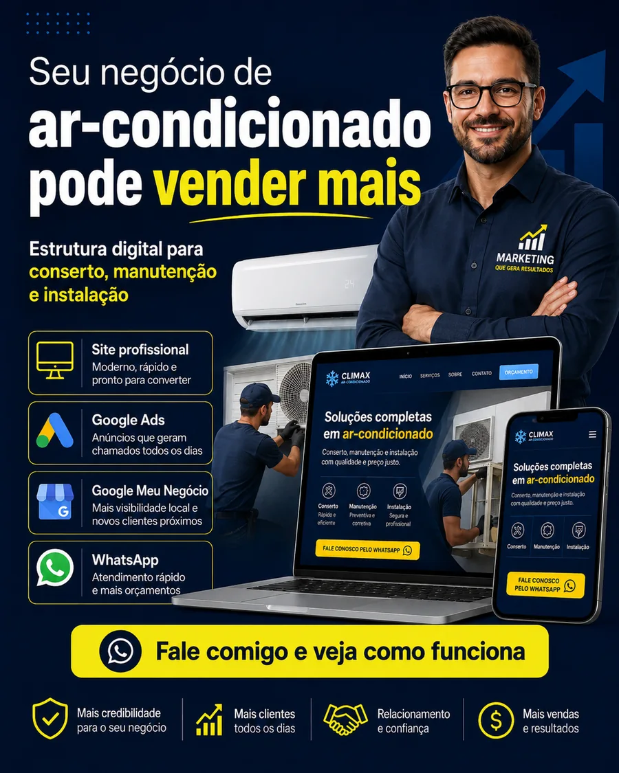 Estrutura digital para ar-condicionado