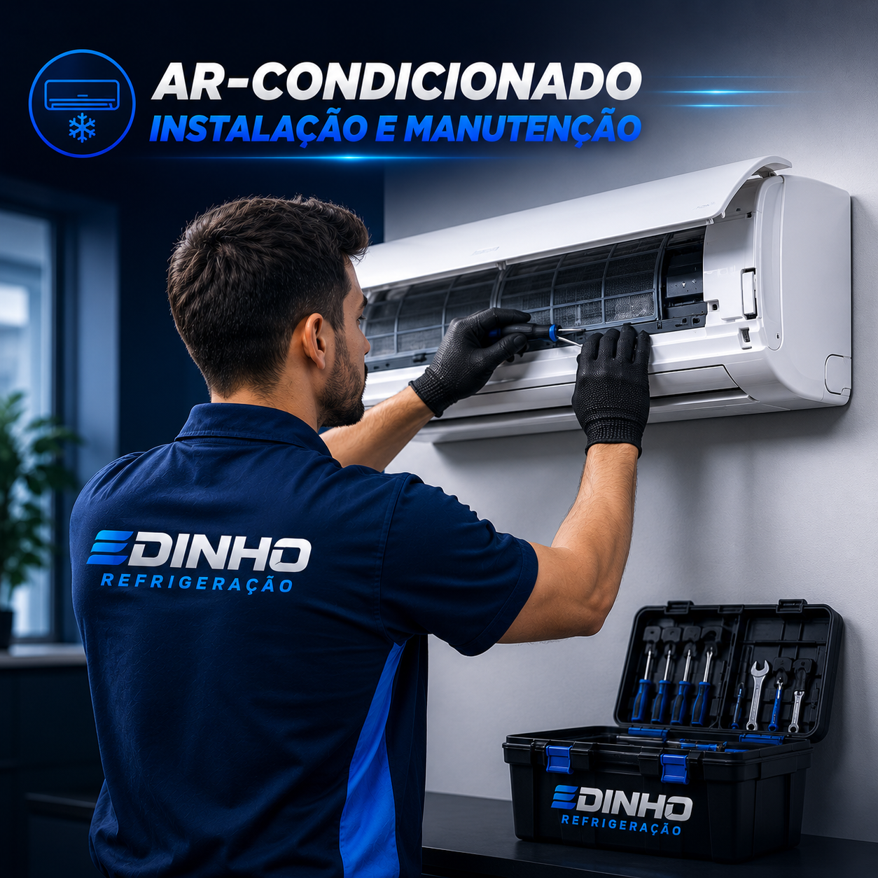 Manutenção de ar-condicionado pela Edinho Refrigeração